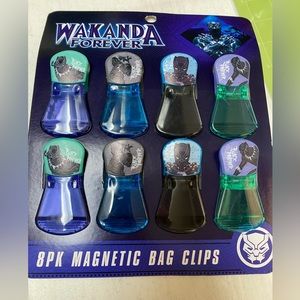 Marvel Wakanda Forever magnetic Chip clips 8 PK
